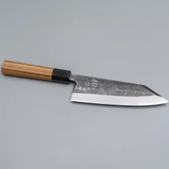 Hatsukokoro Shirasagi Kurouchi Single Bevel Kiritsuke Deba 18 cm