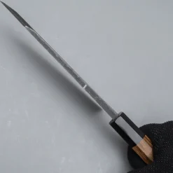Hatsukokoro Shirasagi Kurouchi Single Bevel Kiritsuke Deba 16.5 cm