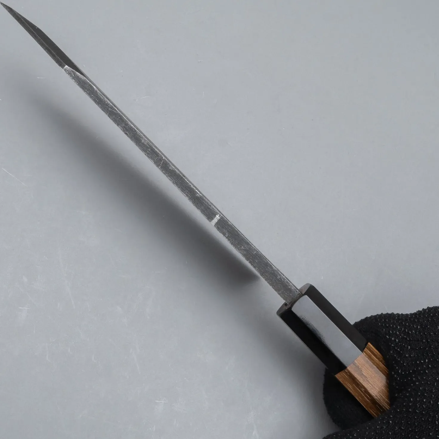 Hatsukokoro Shirasagi Kurouchi Single Bevel Kiritsuke Deba 16.5 cm