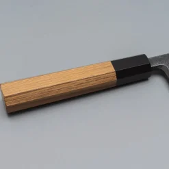 Hatsukokoro Shirasagi Kurouchi Single Bevel Kiritsuke Deba 16.5 cm