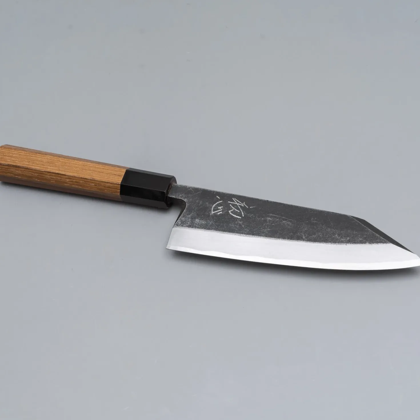 Hatsukokoro Shirasagi Kurouchi Single Bevel Kiritsuke Deba 16.5 cm