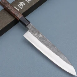 Hatsukokoro Shirasagi Kurouchi Single Bevel Kiritsuke Gyuto 21 cm