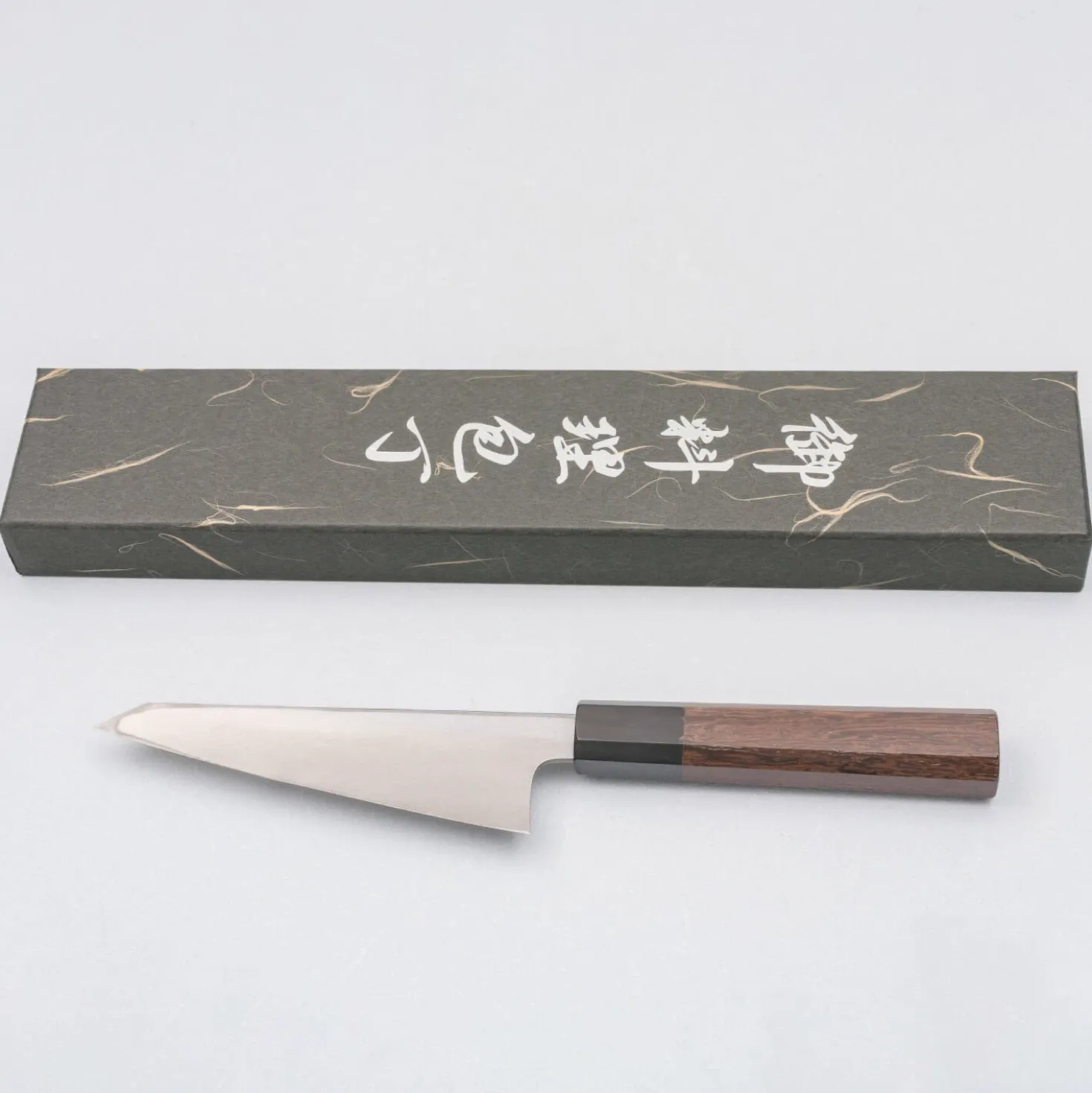 Hatsukokoro Shirasagi Wenge Single Bevel Honesuki 15 cm