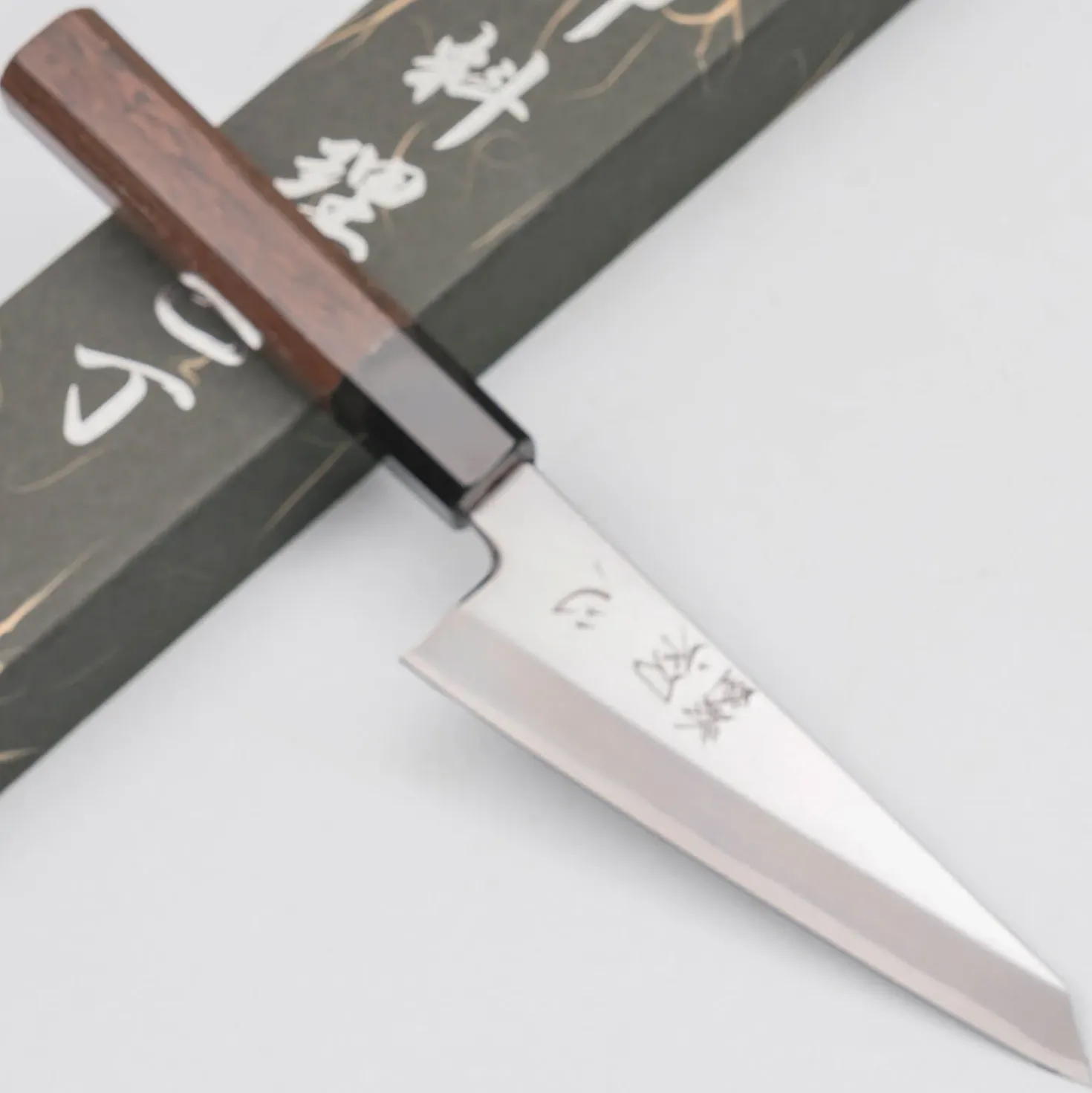 Hatsukokoro Shirasagi Wenge Single Bevel Honesuki 15 cm