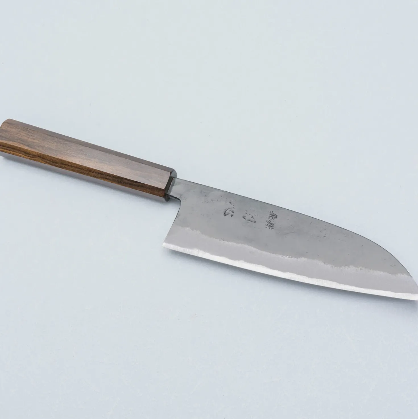 Hatsukokoro Sumi Aogami #2 Santoku 17 cm