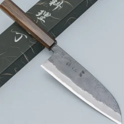 Hatsukokoro Sumi Aogami #2 Santoku 17 cm
