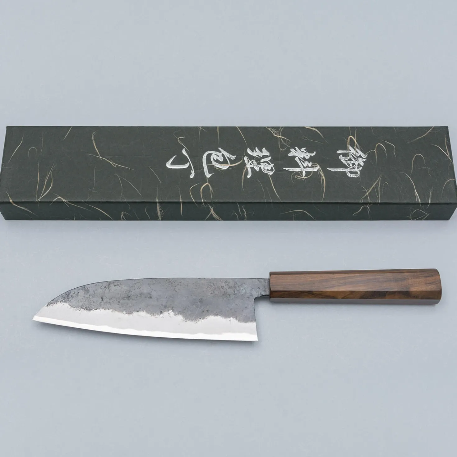 Hatsukokoro Sumi Aogami #2 Santoku 17 cm