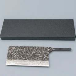 Hatsukokoro x Nigara Yorokobi Damast Chinese Cleaver 20 cm