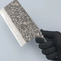 Hatsukokoro x Nigara Yorokobi Damast Chinese Cleaver 20 cm