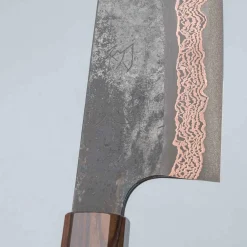 Hatsukokoro x Nigara Yorokobi Kurouchi Santoku 18 cm