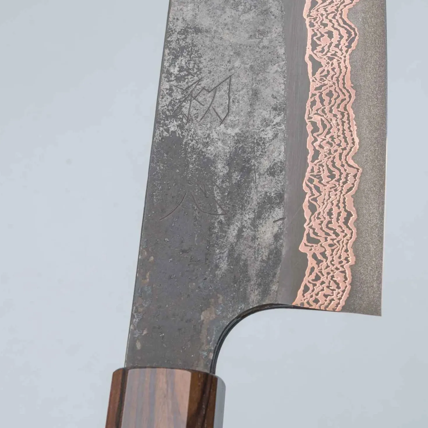 Hatsukokoro x Nigara Yorokobi Kurouchi Santoku 18 cm