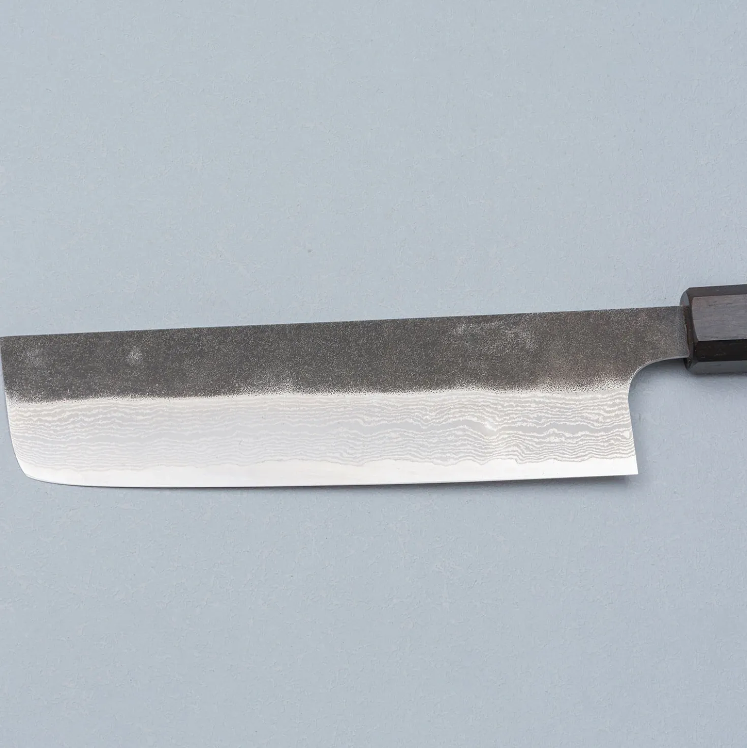 Hatsukokoro x Sanjo handgemaakte VG10 Damast Nakiri 16.5 cm