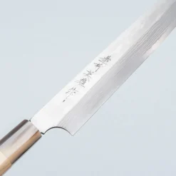 Hideo Kitaoka Shiro Damast Magnolia Yanagiba 27 cm