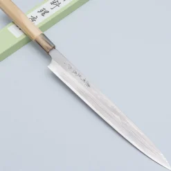 Hideo Kitaoka Shiro Damast Magnolia Yanagiba 27 cm
