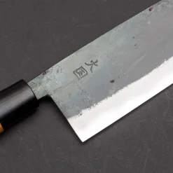 Hinokuni Shirogami Kurouchi Santoku 24