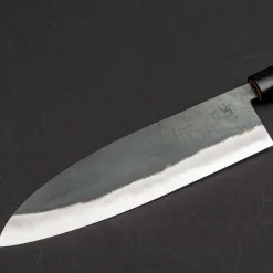 Hinokuni Shirogami Kurouchi Santoku 21