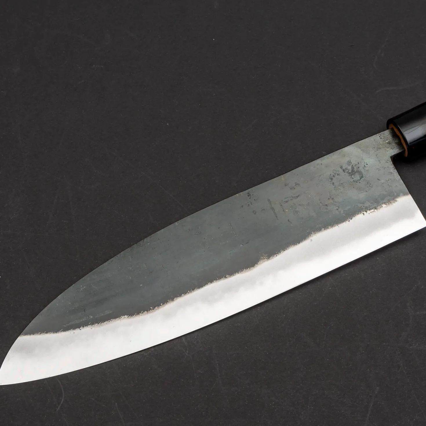 Hinokuni Shirogami Kurouchi Santoku 21