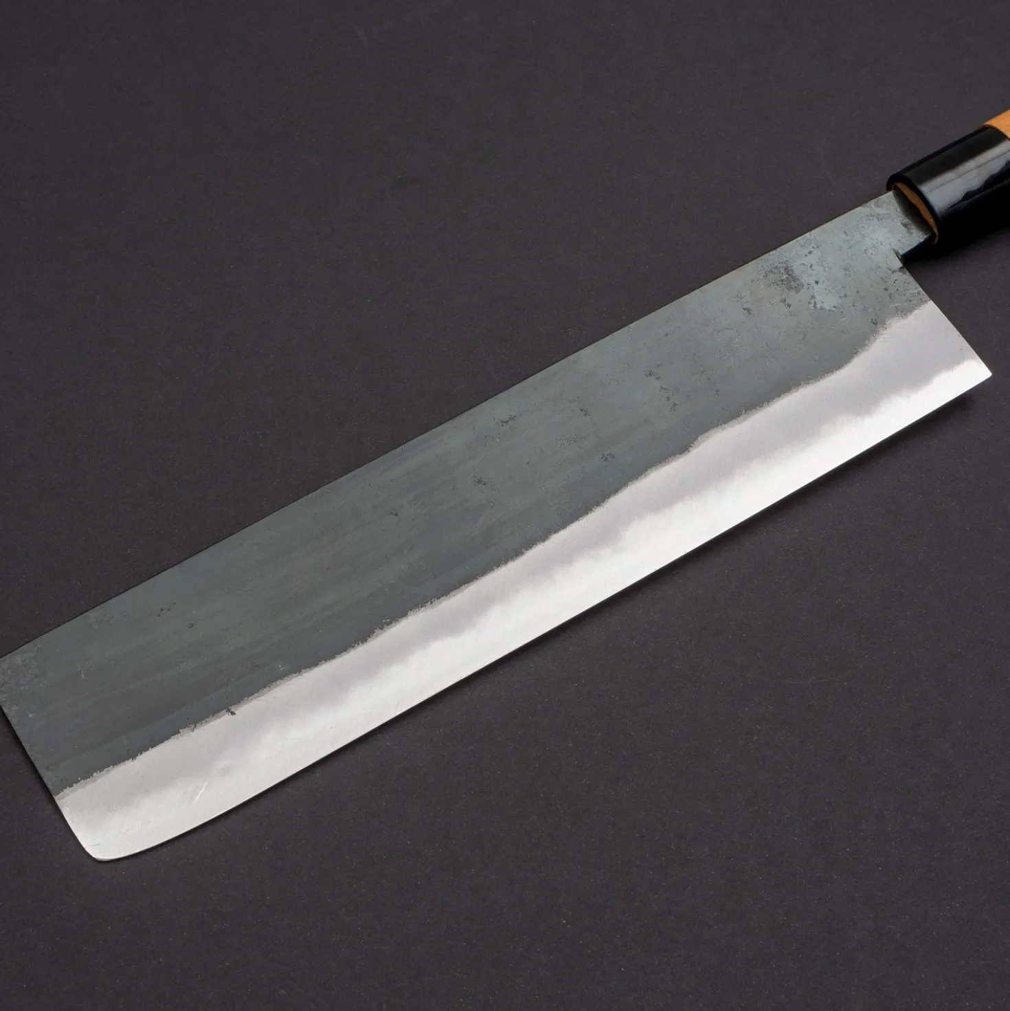 Hinokuni Shirogami Kurouchi Nakiri 24 cm