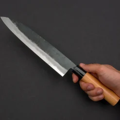 Hinokuni Shirogami Kurouchi Gyuto 24