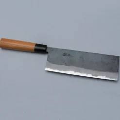 Hinokuni Shirogami Kurouchi Chuka Bocho 18 cm