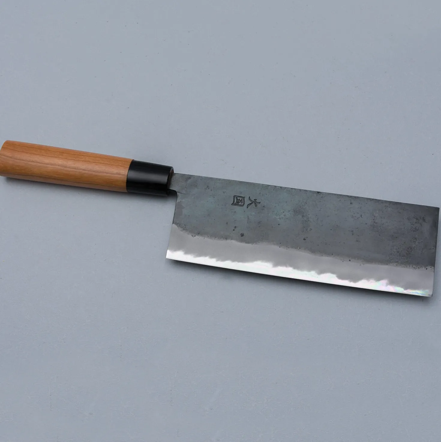 Hinokuni Shirogami Kurouchi Chuka Bocho 18 cm
