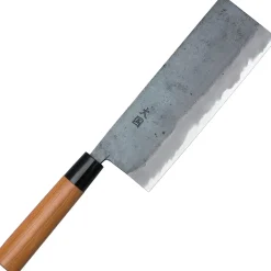 Hinokuni Shirogami Kurouchi Chuka Bocho 18 cm