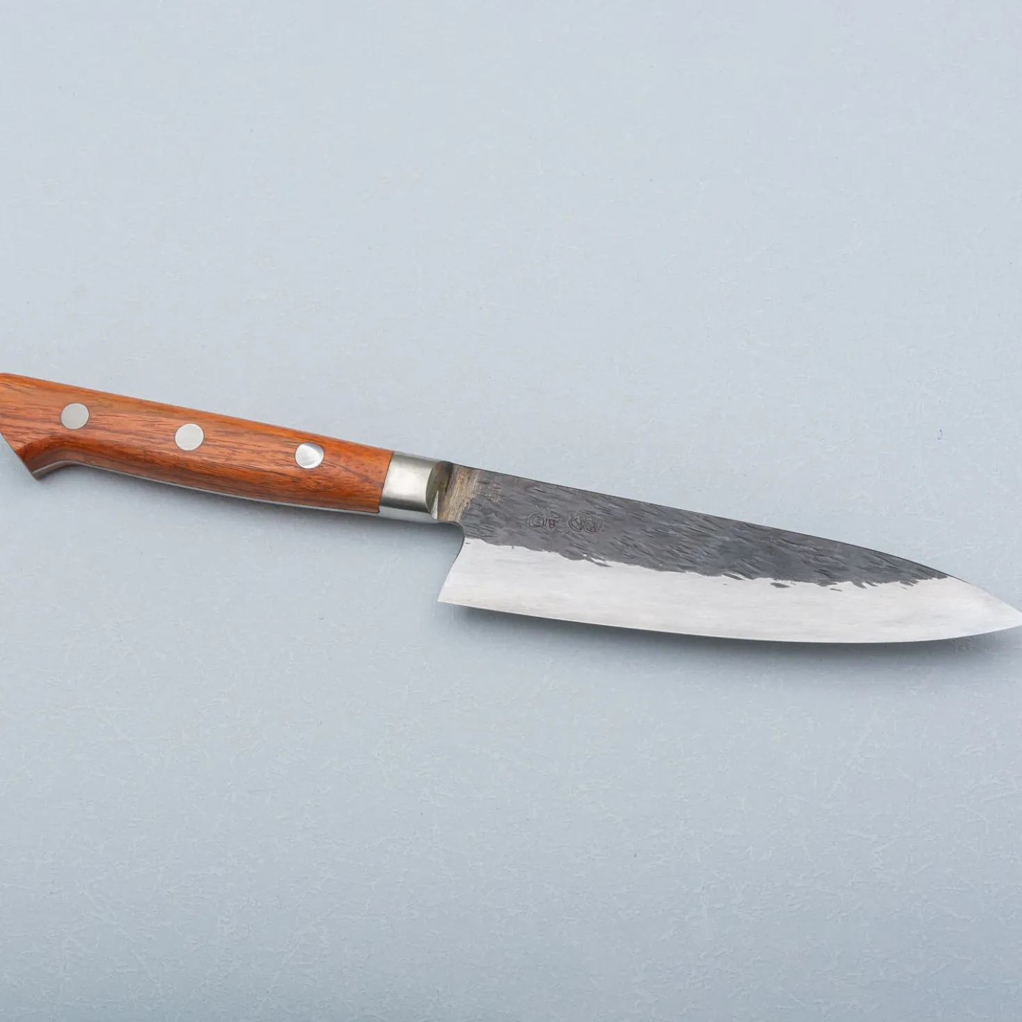 Isamitsu Shirogami #1 Kurouchi Tsuchime Yo Petty 13.5 cm