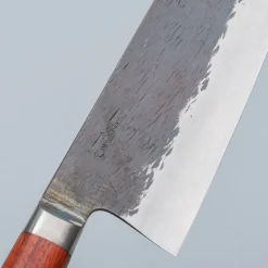 Isamitsu Shirogami #1 Kurouchi Tsuchime Yo Santoku