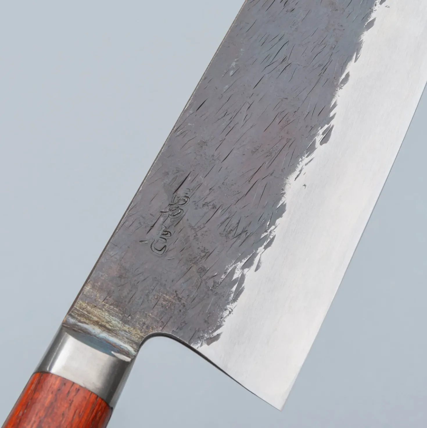 Isamitsu Shirogami #1 Kurouchi Tsuchime Yo Santoku
