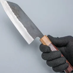 Isamitsu Shirogami #1 Kurouchi Santoku 16.5 cm