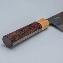Isamitsu Shirogami #1 Kurouchi Santoku 16.5 cm