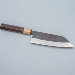 Isamitsu Shirogami #1 Kurouchi Santoku 16.5 cm