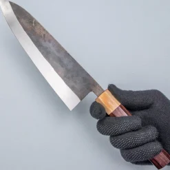 Isamitsu Shirogami #1 Kurouchi Gyuto 21 cm