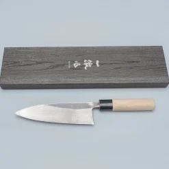 Ittetsu Uraoshi Hand Forged Shiro #2 Deba 18 cm