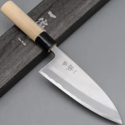 Ittetsu Uraoshi Hand Forged Shiro #2 Deba 15 cm