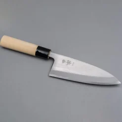 Ittetsu Uraoshi Hand Forged Shiro #2 Deba 15 cm