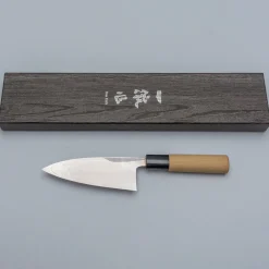 Ittetsu Uraoshi Hand Forged Shiro #2 Deba 12 cm