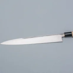 Ittetsu Uraoshi Hand Forged Tsuchime Kurouchi Shiro #2 Yanagiba 27 cm