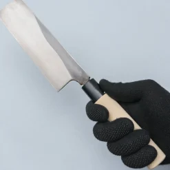 Ittetsu Uraoshi Hand Forged Tsuchime Kurouchi Shiro #2 Usuba 18 cm
