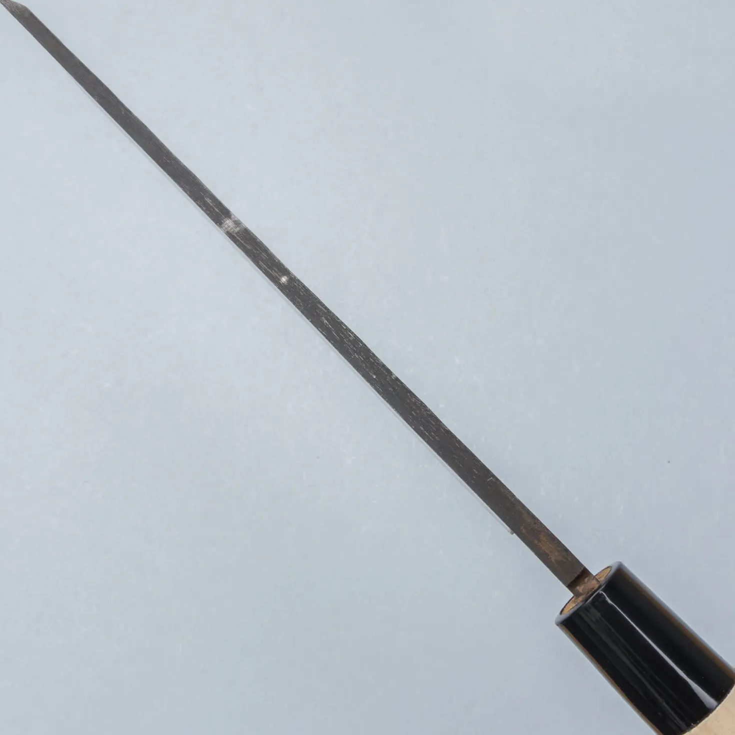 Ittetsu Uraoshi Hand Forged Tsuchime Kurouchi Shiro #2 Usuba 18 cm