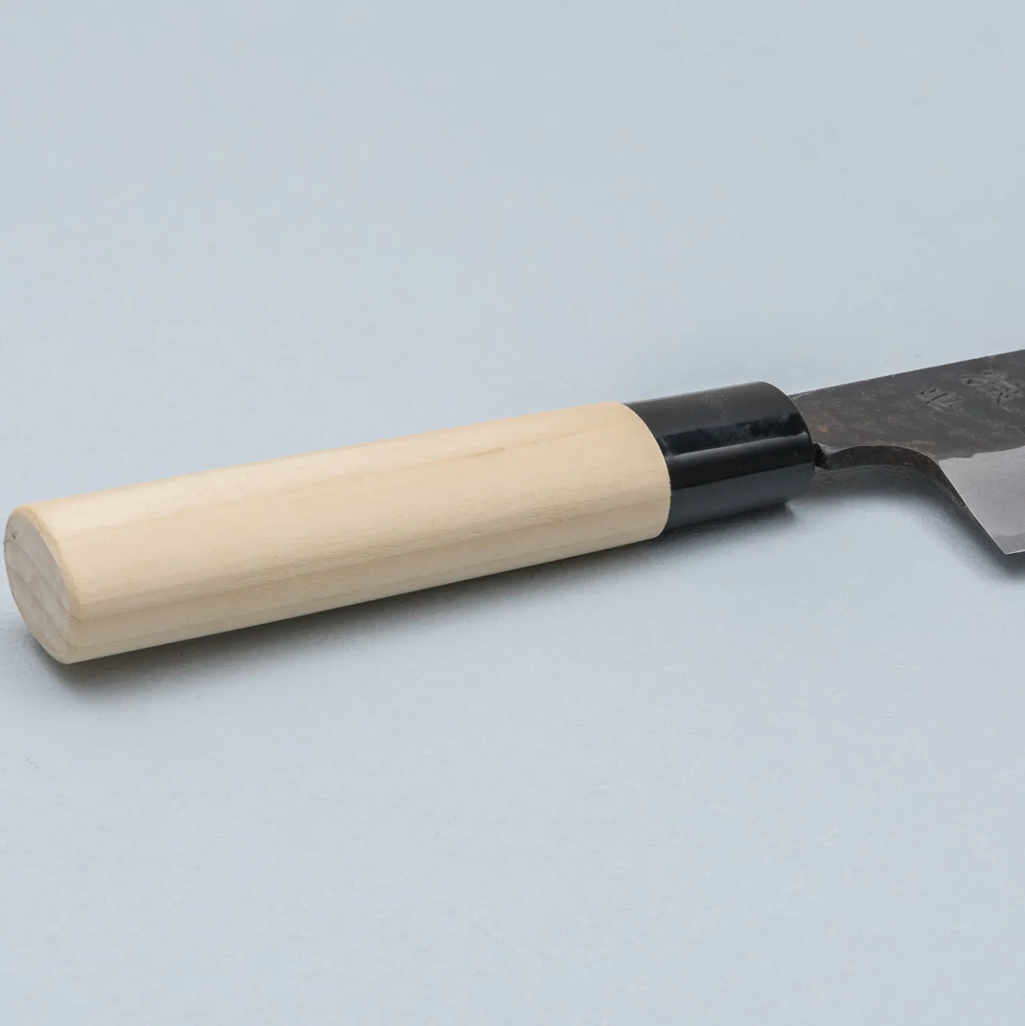 Ittetsu Uraoshi Hand Forged Tsuchime Kurouchi Shiro #2 Usuba 18 cm