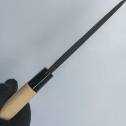 Ittetsu Uraoshi Hand Forged Tsuchime Kurouchi Shiro #2 Deba 18 cm Lefthanded
