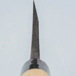 Ittetsu Uraoshi Hand Forged Tsuchime Kurouchi Shiro #2 Deba 15 cm Lefthanded