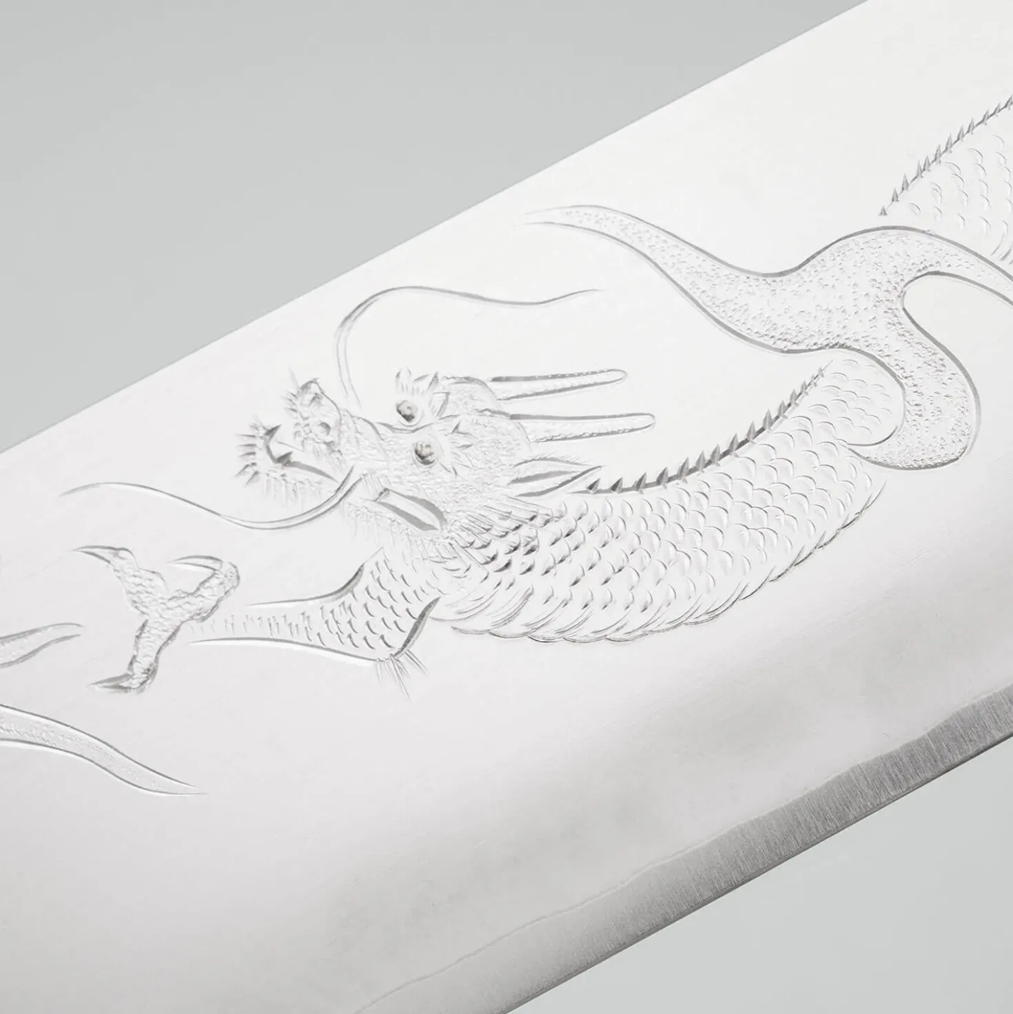 JNS Kaeru Kasumi SLD Dragon D-Handle Gyuto 24 cm