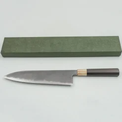 JNS Kokorozashi Tanaka Aogami 1 Damast Kasumi Gyuto 24.5 cm