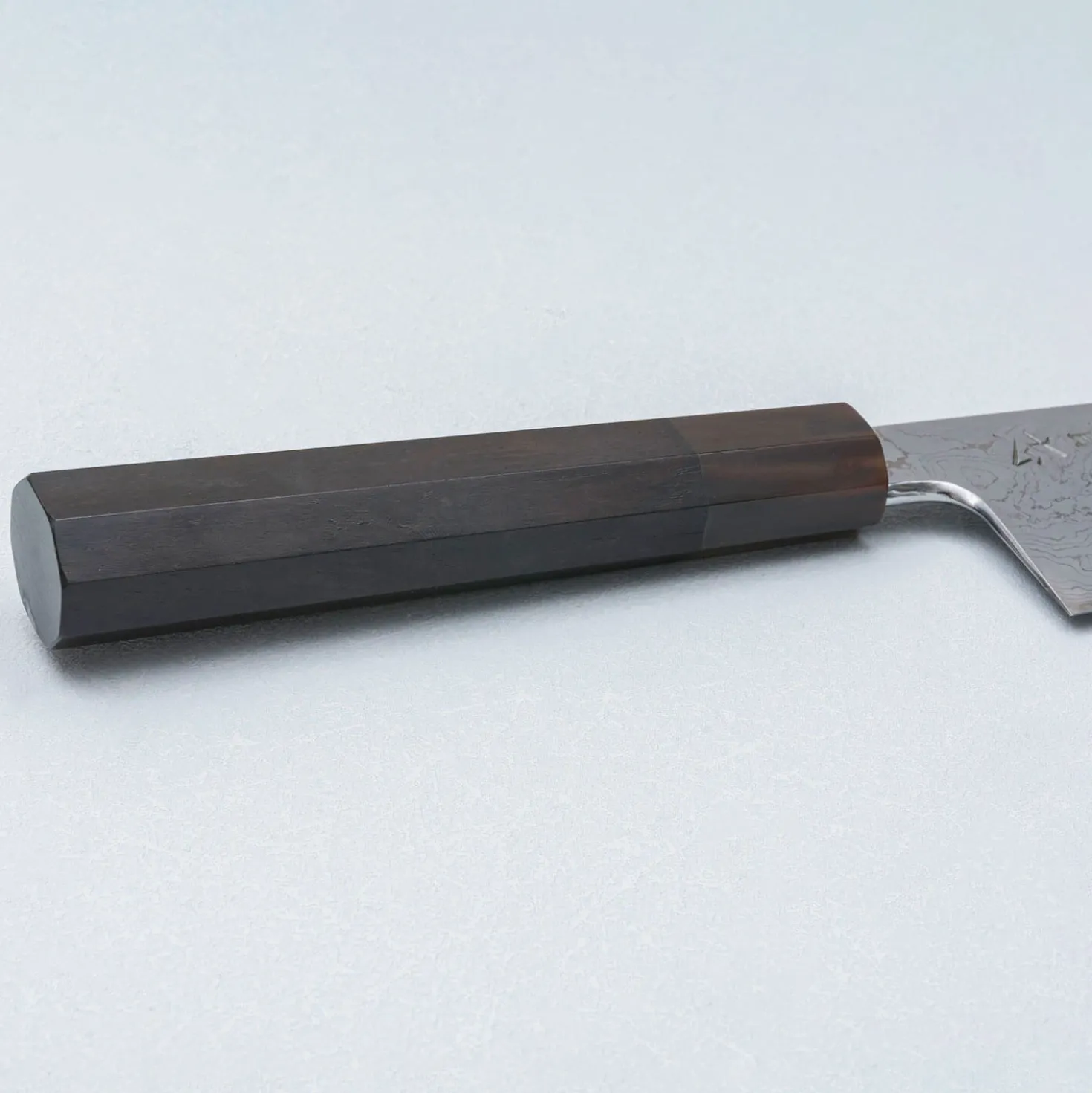 JNS Kokorozashi Tanaka Shirogami 1 Damast Kurozoma Gyuto 22.5 cm