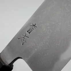 JNS Kokorozashi Tanaka Shirogami 1 Damast Kasumi Gyuto 24.5 cm