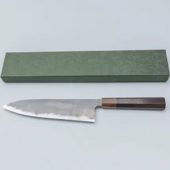 JNS Kokorozashi Tanaka Shirogami 1 Damast Kasumi Gyuto 23 cm