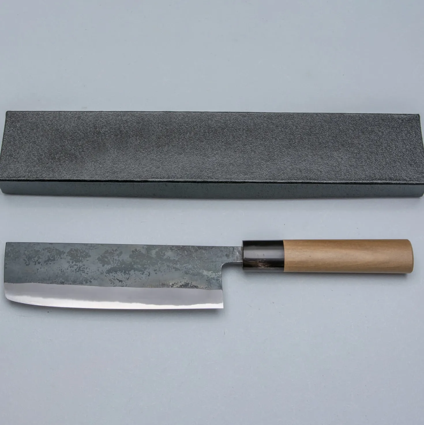 JNS Tanuki Shiro #2 Kurouchi Nakiri 16.5 cm
