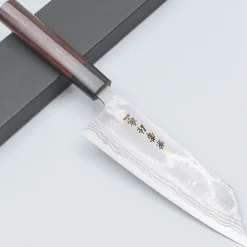 Kanetsune Aogami 2 Damast Santoku 17 cm